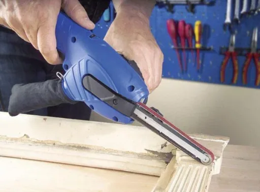 Electric file 400 W with 12 sanding belts