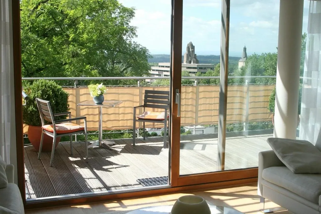 Balcony cladding, sisal, 75 x 300 cm