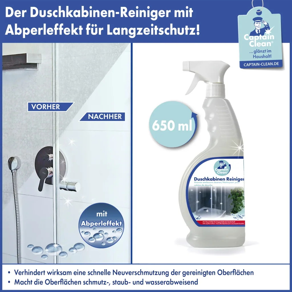 Shower cubicle cleaner, 650 ml