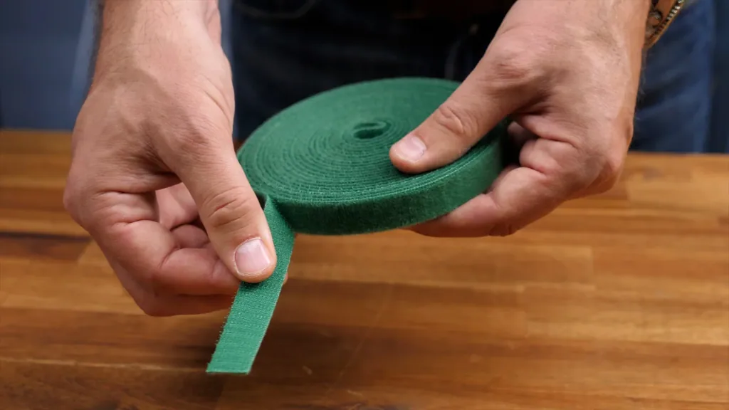 Plant tie Velcro tape, 5 m, green