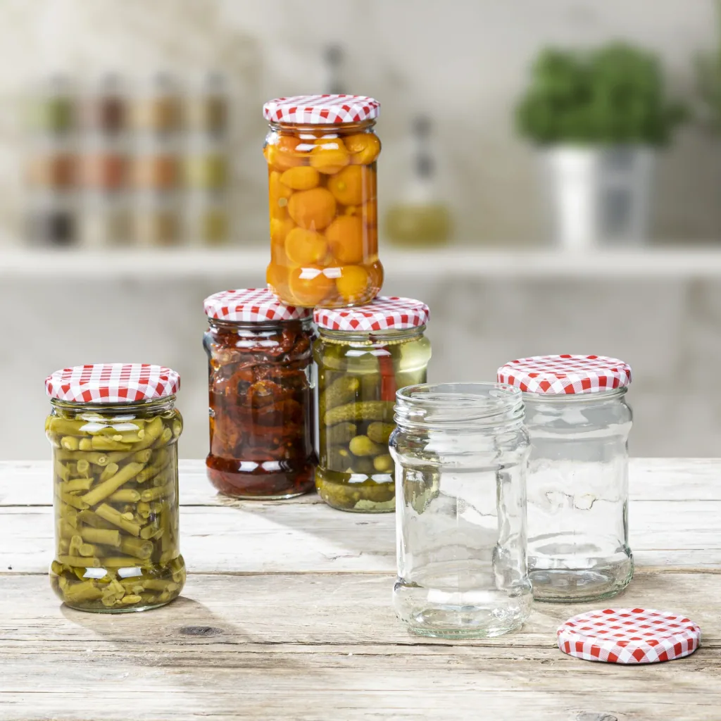 Mason jar 315 ml, round, set of 6