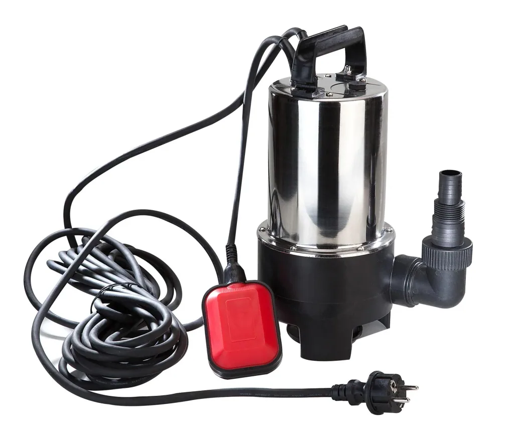 Dirty water submersible pump, 550 watts, stainless steel