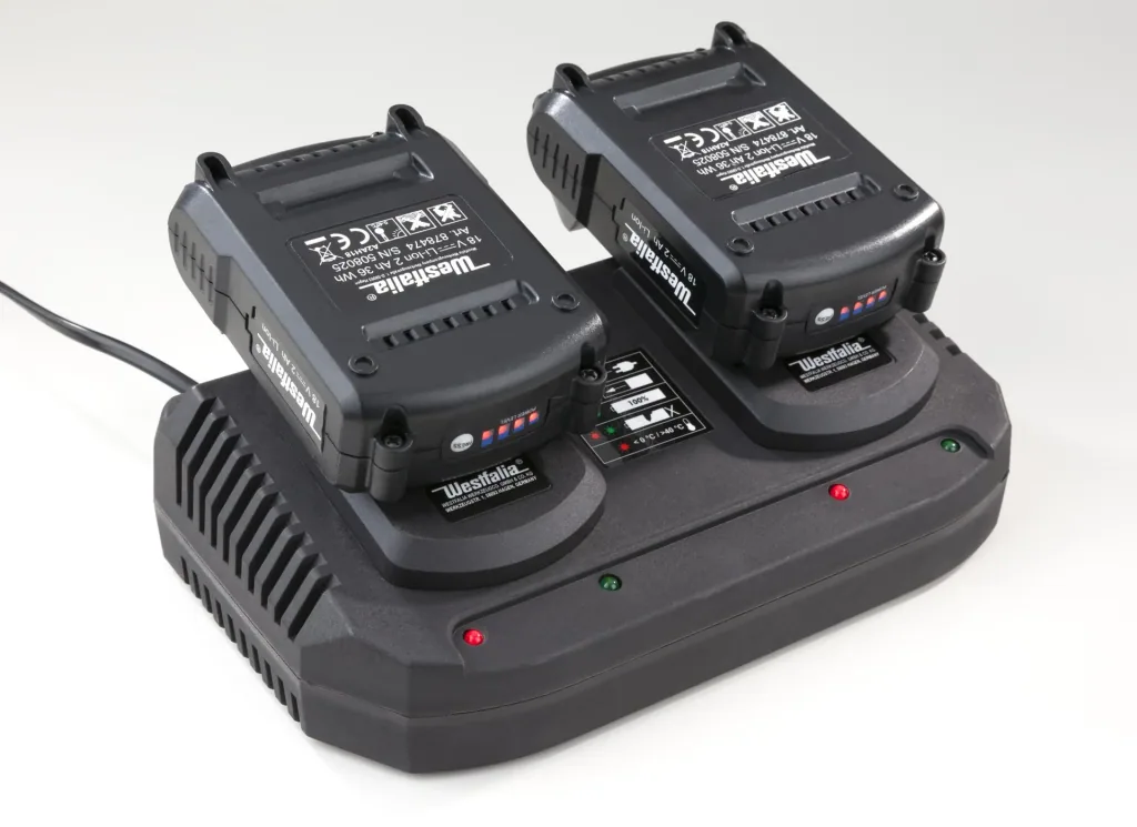 Dual fast charger 3.5 A DASLG 18 V