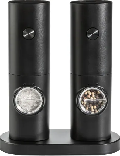 Electric salt and pepper mill, set of 2