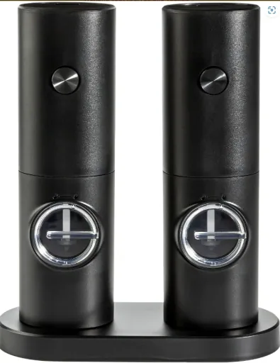 Electric salt and pepper mill, set of 2