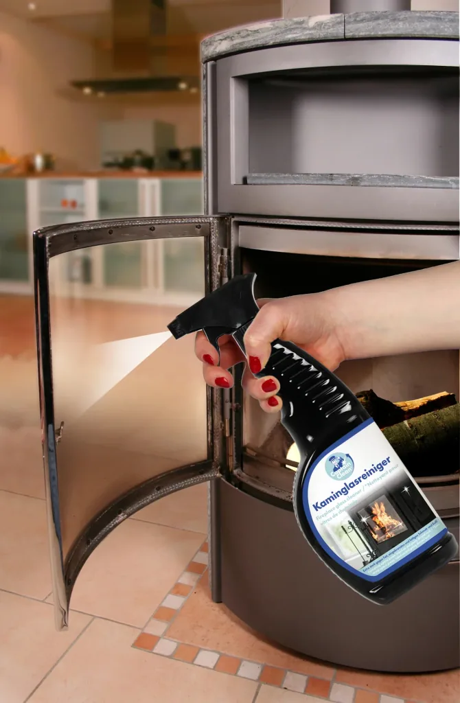 Fireplace glass cleaner, 650 ml