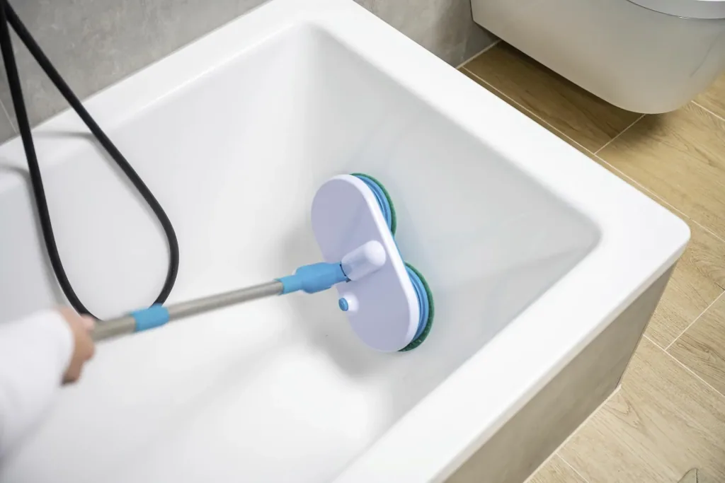 Mop floor wiper