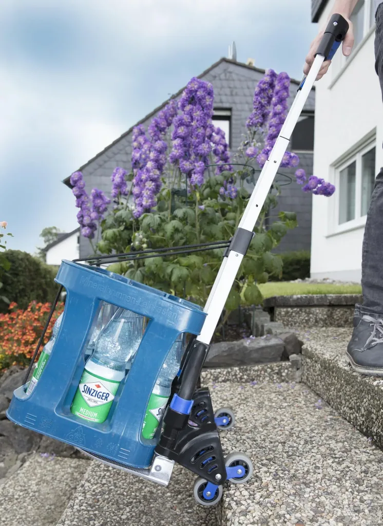 Stair sack truck, foldable