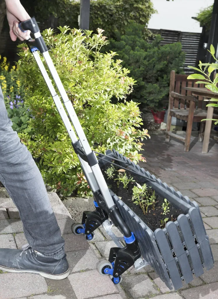 Stair sack truck, foldable