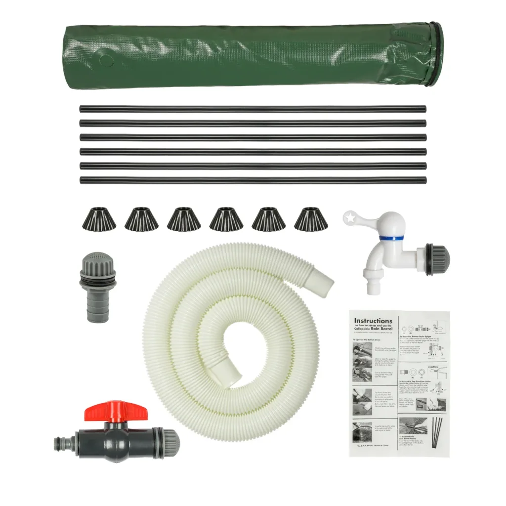 Foldable rain barrel, 250 liters
