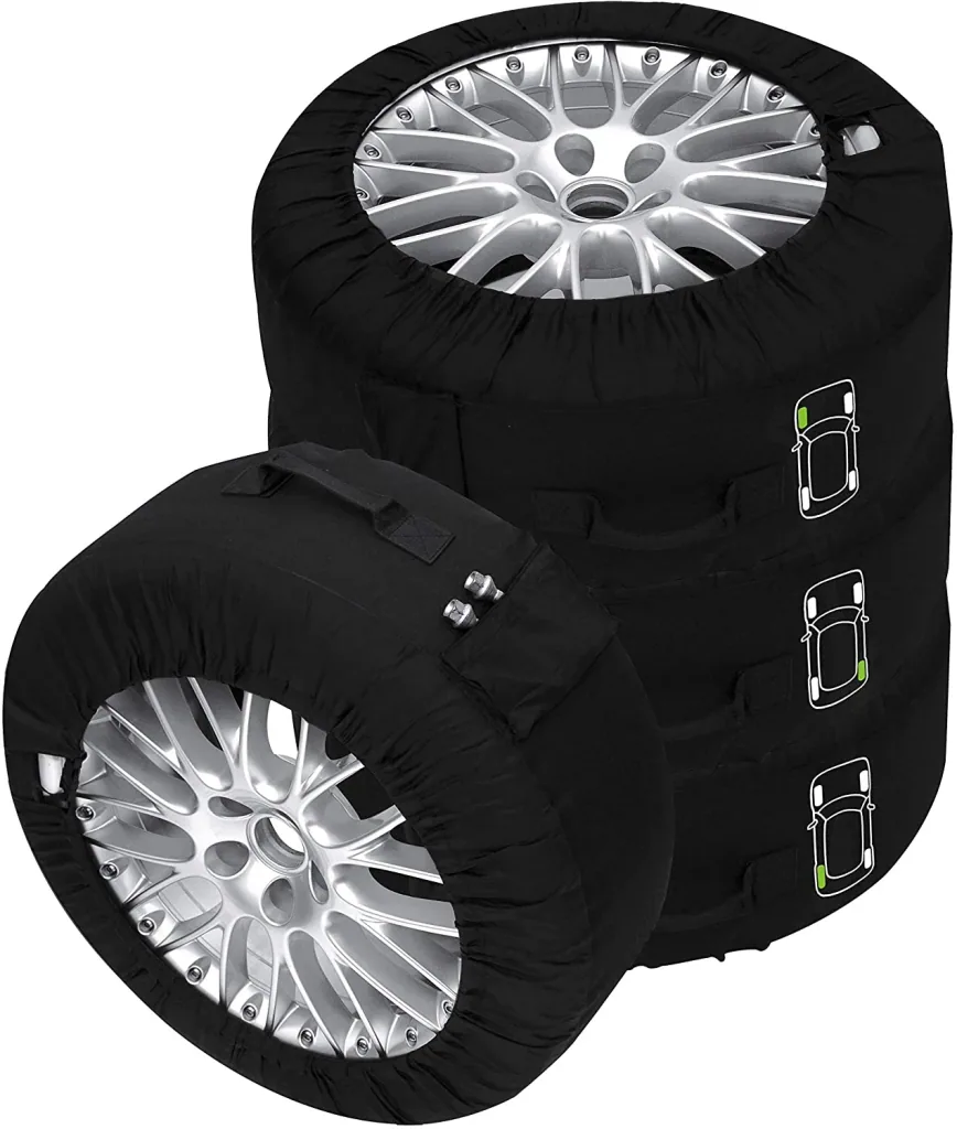 Tire covers professional set, 4 pieces XL