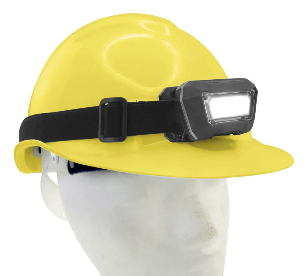 LED sensor headlamp with battery, IP65