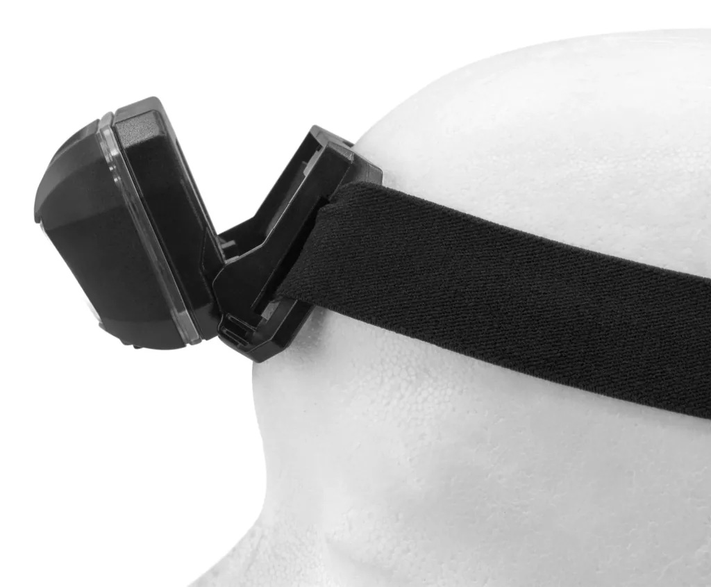 LED sensor headlamp with battery, IP65