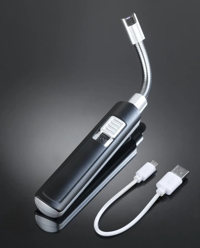 Arc lighter Cozy Spark BBQ with flexible neck and USB cable in window box