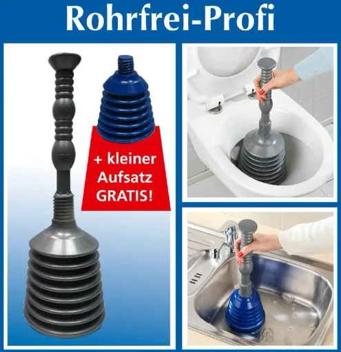 Drain-free professional, drain-free pump, 3-part