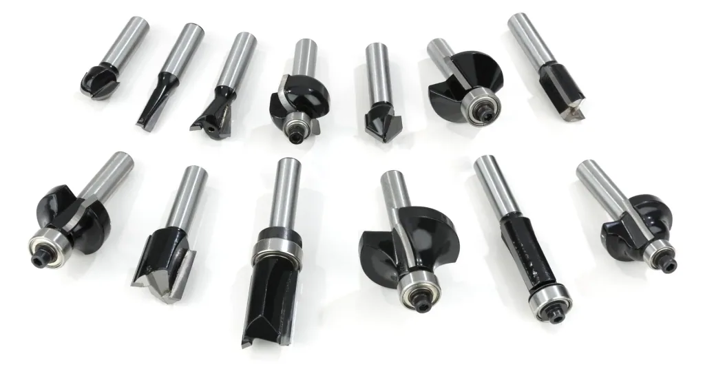 HM router bit set 13-piece (router), 8mm shank