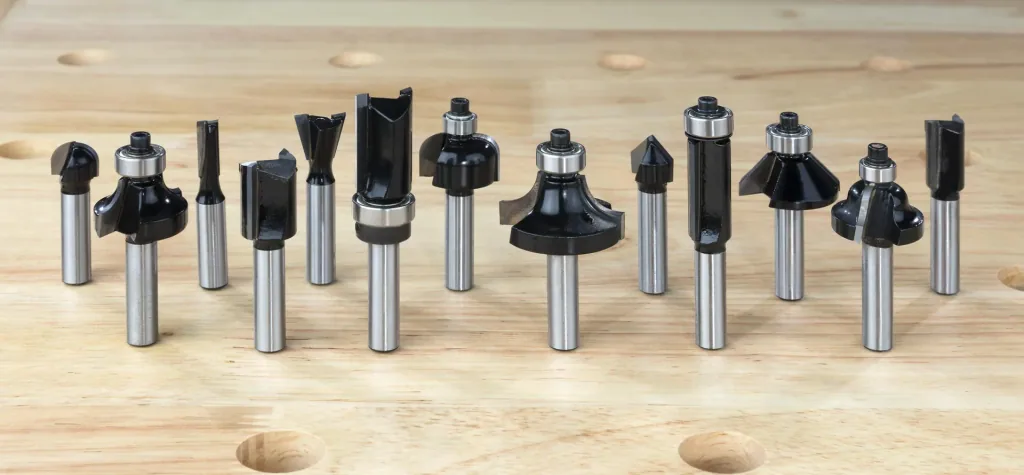 HM router bit set 13-piece (router), 8mm shank