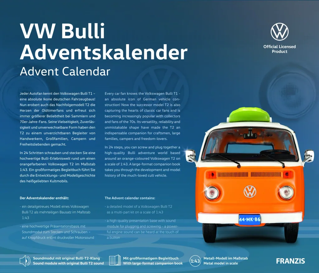 VW Bulli Advent Calendar