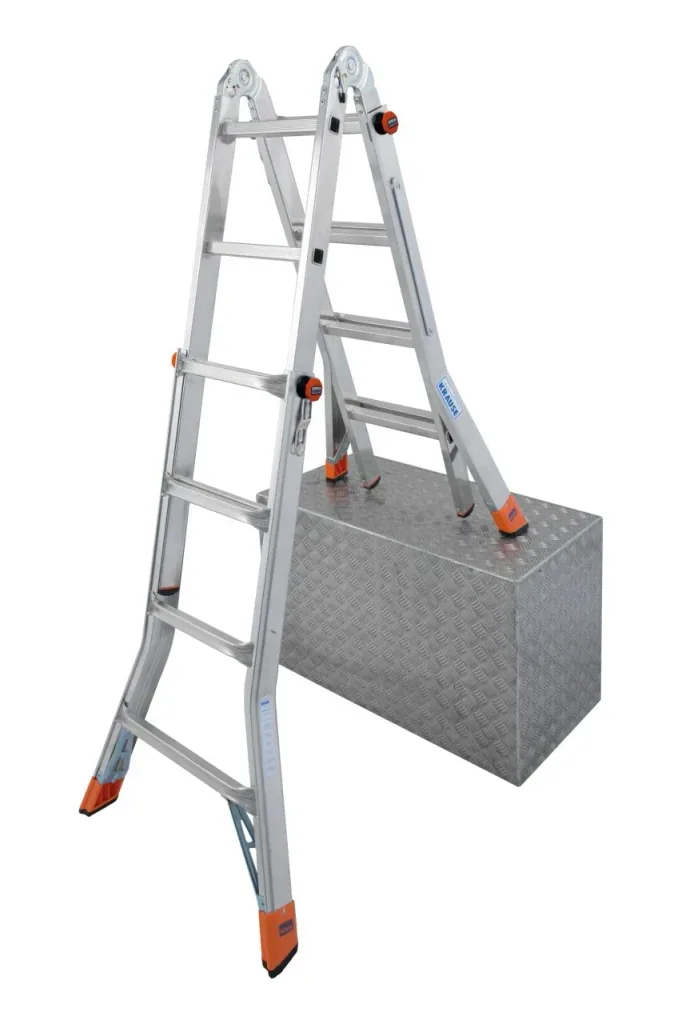 “TELEMATIC” RUNG-ARTICULATED TELESCOPIC LADDER 4x4 RUNGS