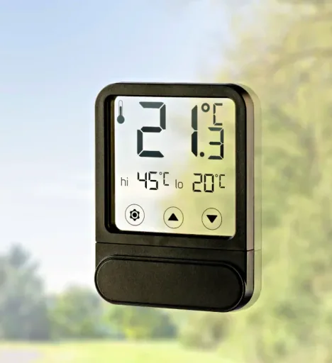 Window thermometer