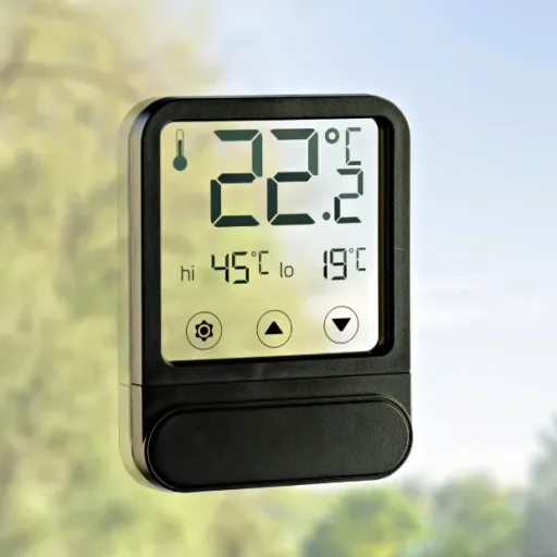 Window thermometer