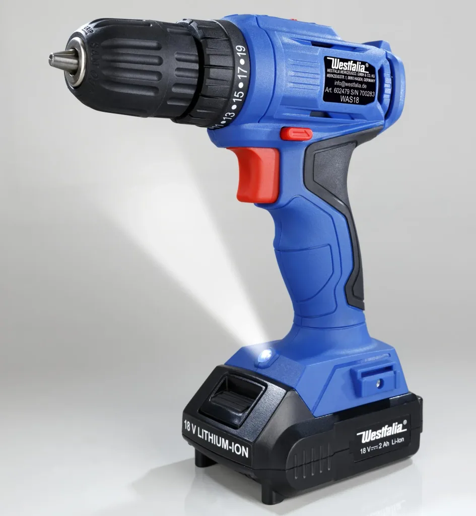 2-speed cordless drill WAS18 18 Volt (Without battery and charger)