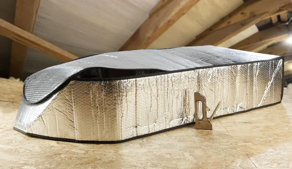 Insulation for roof stairs and attic openings