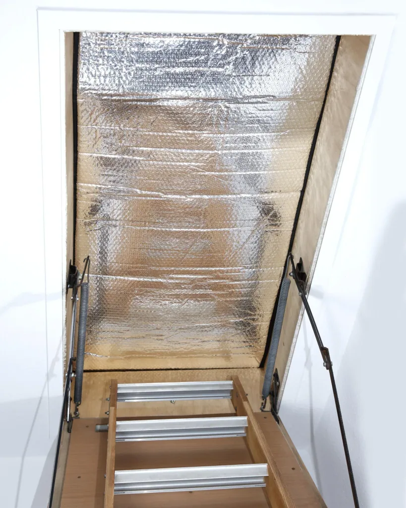 Insulation for roof stairs and attic openings