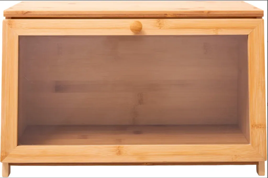 Bread box XXL made of bamboo & wood
