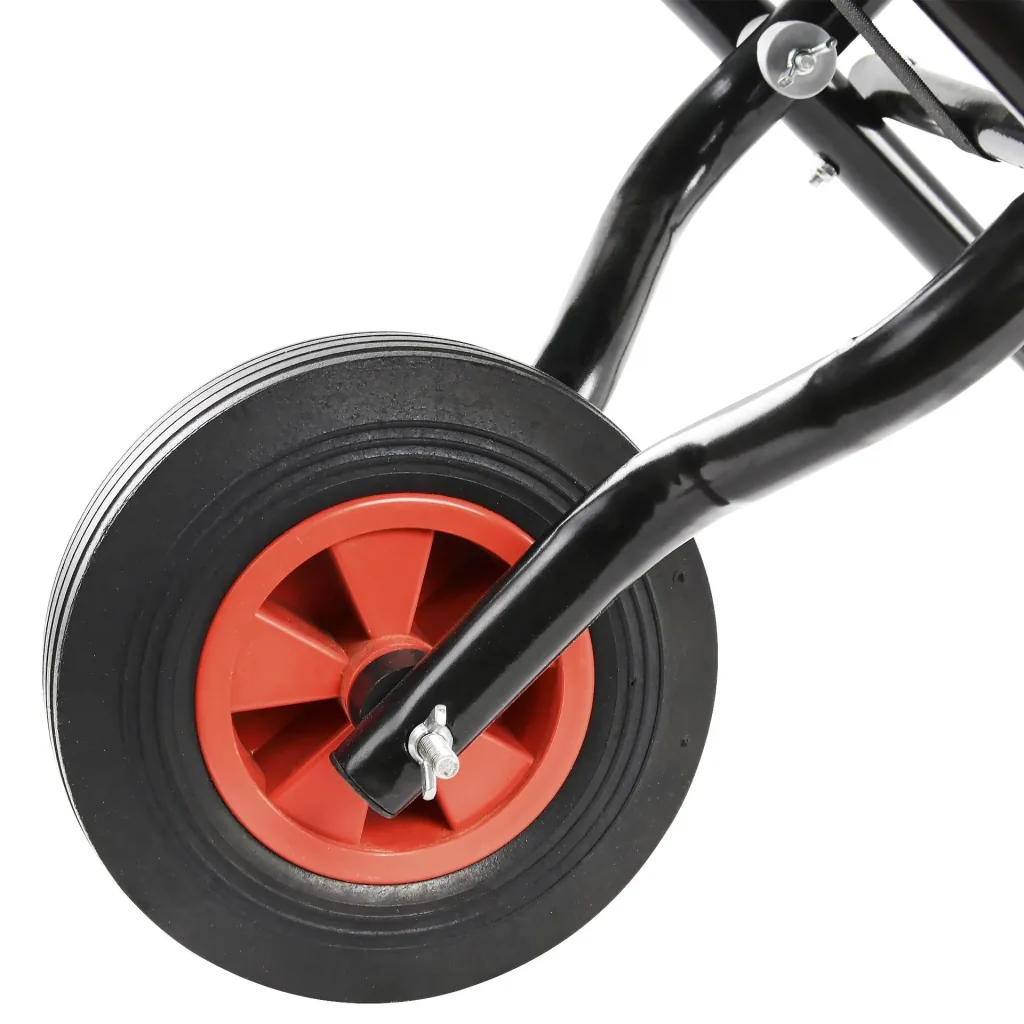 Foldable wheelbarrow
