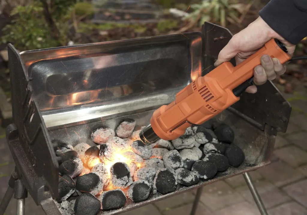 Hot air weed killer