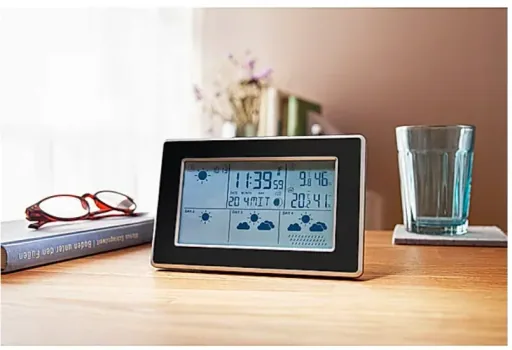 Radio weather station with 4-day forecast