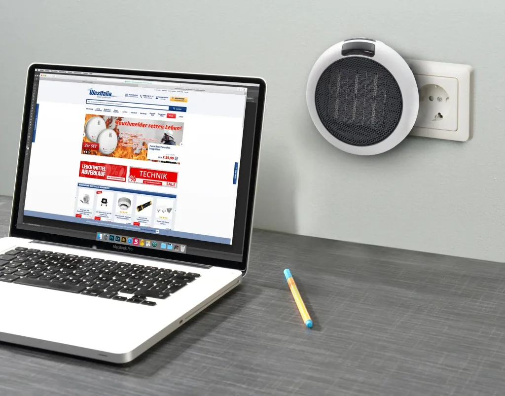 Plug-in heater with remote control