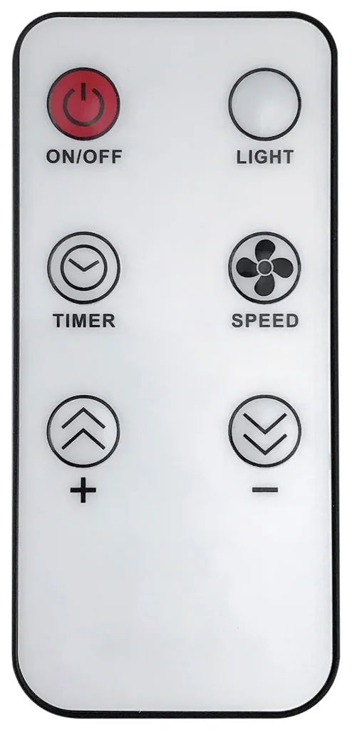 Plug-in heater with remote control