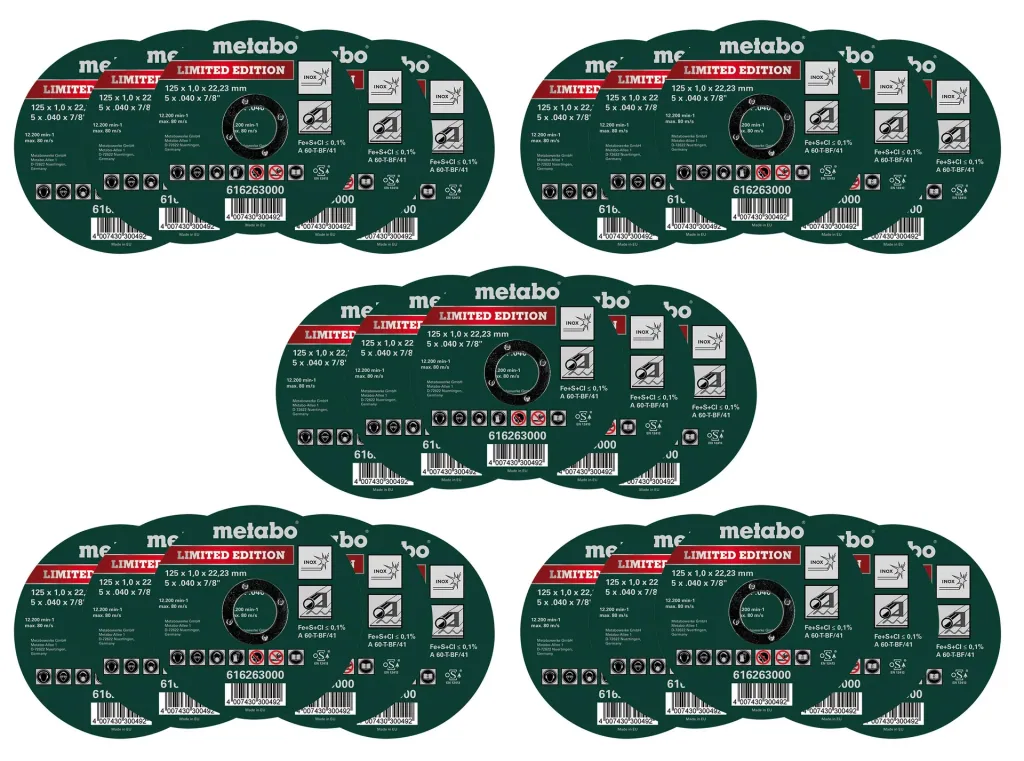 Cutting discs Inox Special Edition II, 125 mm, 25 pieces