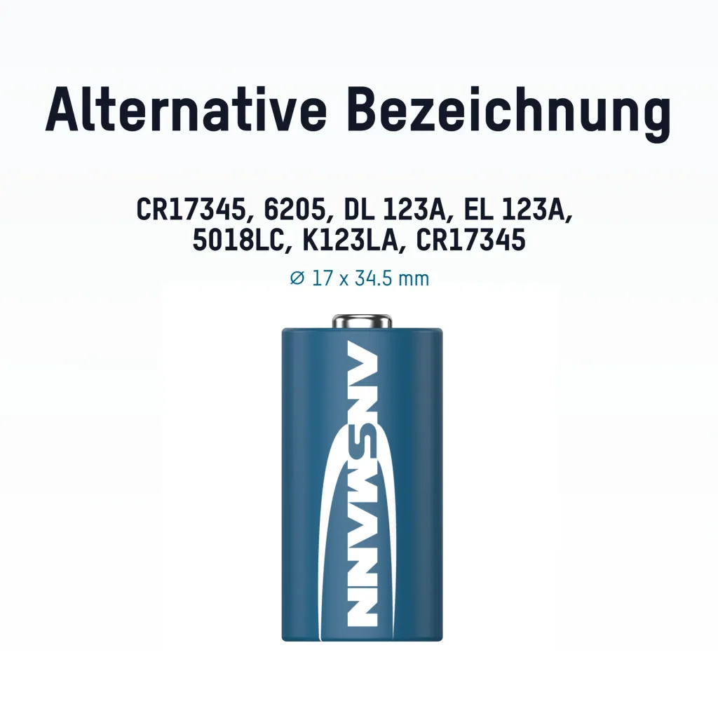 Lithium Batteries CR123A / CR17335