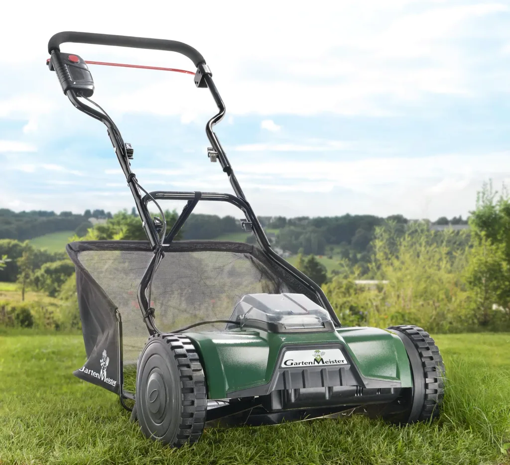 Cordless roller mower, cylinder lawn mower "GM 38-18" (without battery and charger)