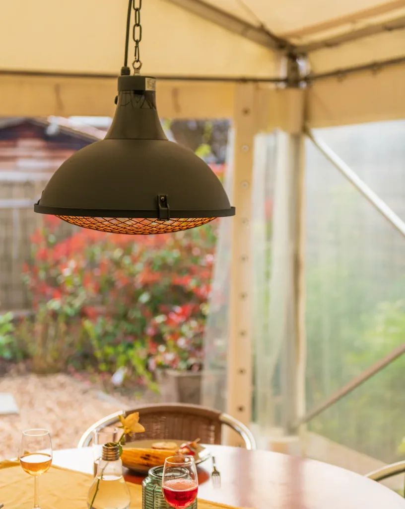 Hängeheizstrahler Indus II Bright Hanging Black 2100 Watt