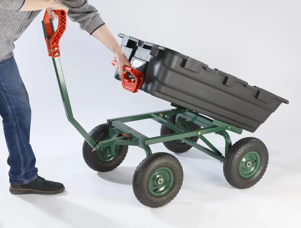 Garden transport trolley GMGW550, 550 kg load capacity, tiltable