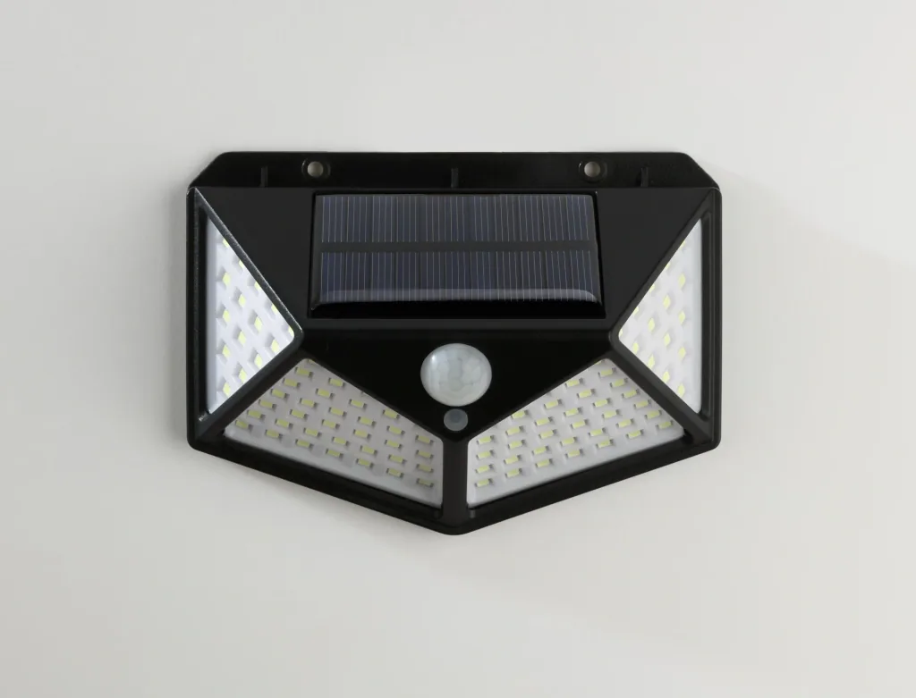 Solar wall light with motion detector - set of 2