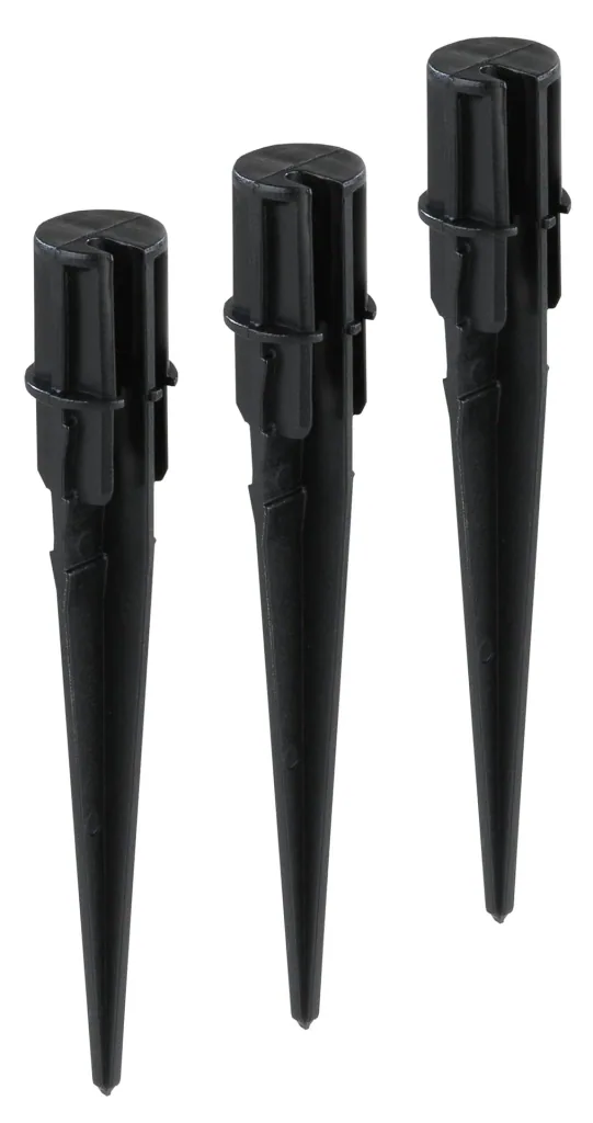 Bamboo solar flame light, set of 3