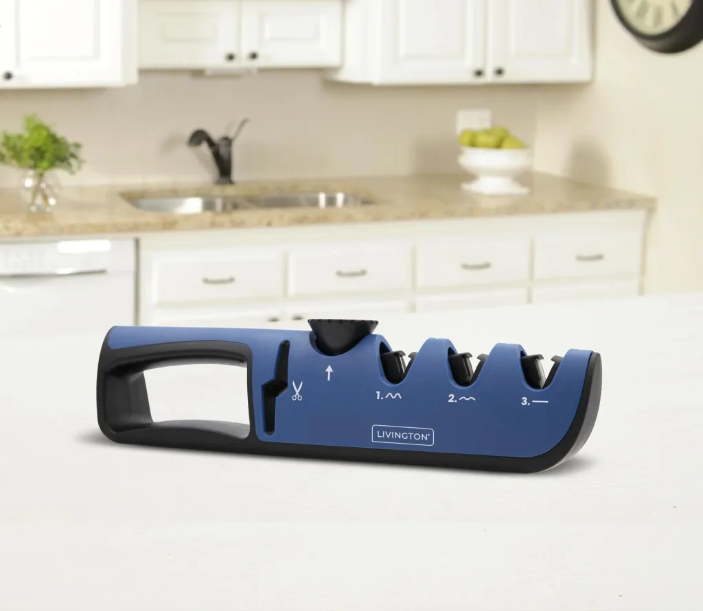 3 in 1 knife sharpener "Blade Star", knife sharpener with sharpening angle regulator