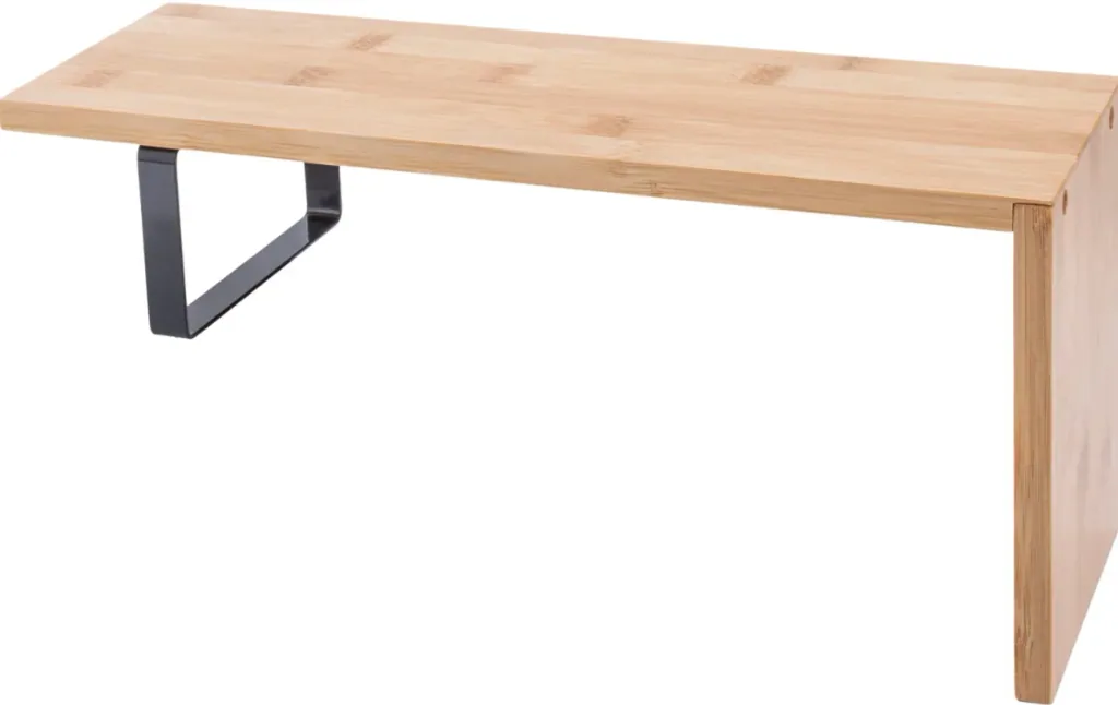Bamboo kitchen shelf, 2-tier