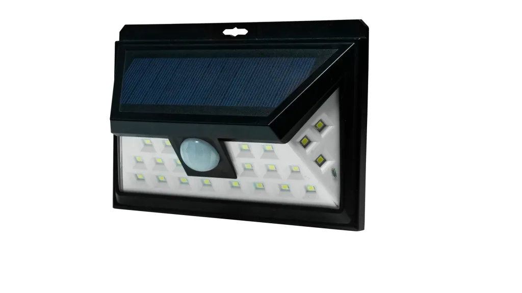 Solar lamp with motion detector, set of 2