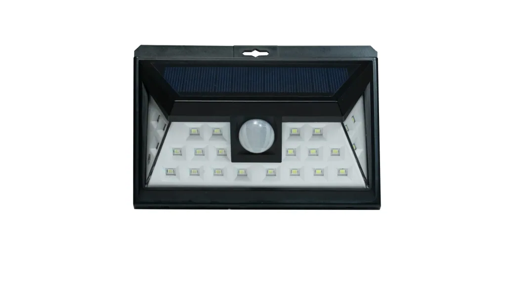Solar lamp with motion detector, set of 2