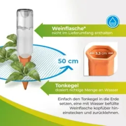 Watering cones "Hydro Wine" set of 4