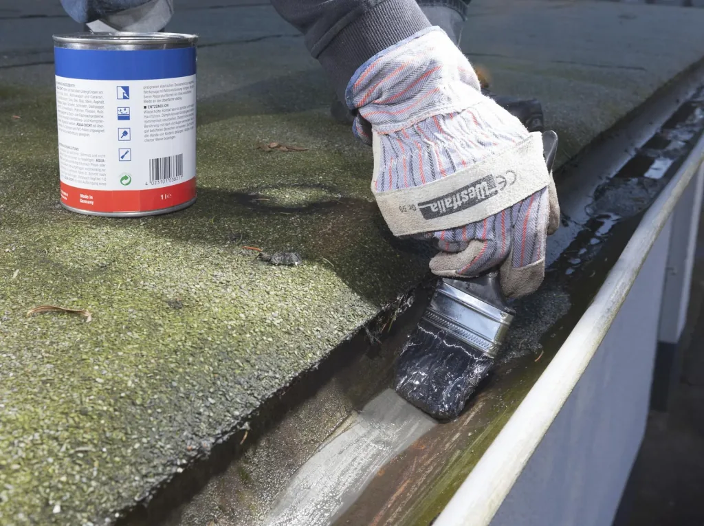 Aqua Dicht - transparent sealing compound, fiber-reinforced, 1 L can