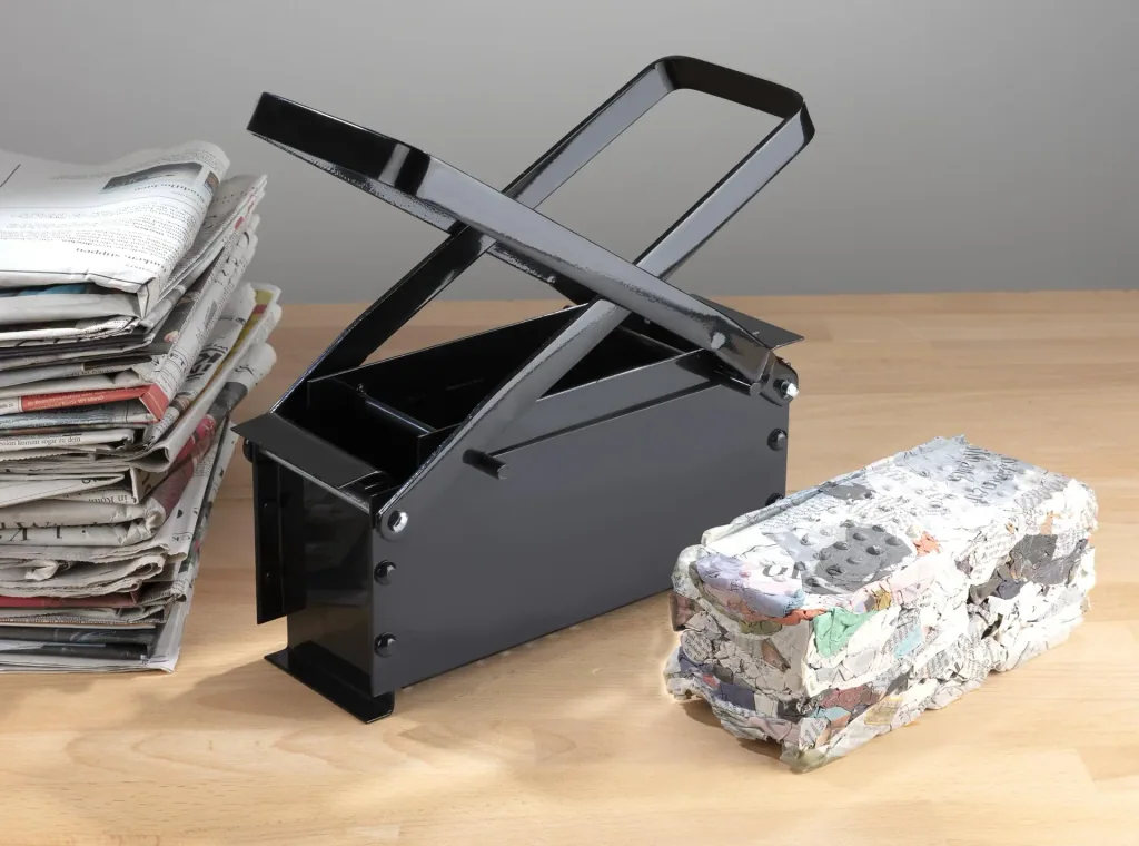 Steel paper press