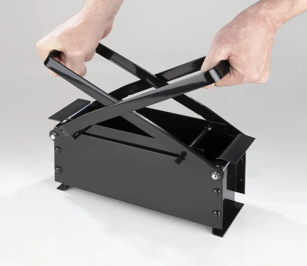 Steel paper press