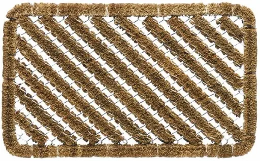 Brush doormat, approx. 59 x 39 cm